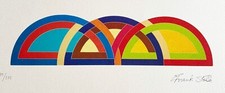 Frank Stella Litografia (COA originale firmata op) numerata a matita rara