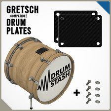 Gretsch Catalina Drums Set di piastre per mascheratura basso stampate in 3D, opzioni di colore