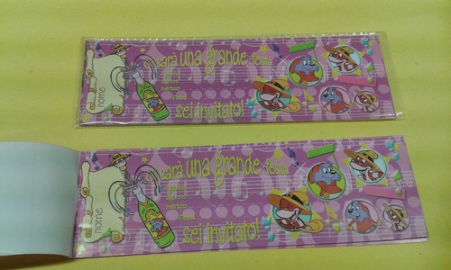Carnet inviti feste di - ,