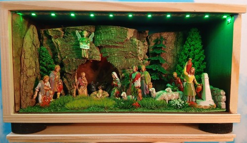 Presepe artigianale in - presepe, artigianale,