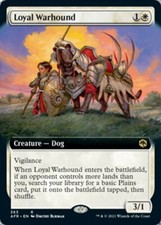 MTG LOYAL WARHOUND EXC - SEGUGIO DA GUERRA LEALE - AFR X EN - MAGIC