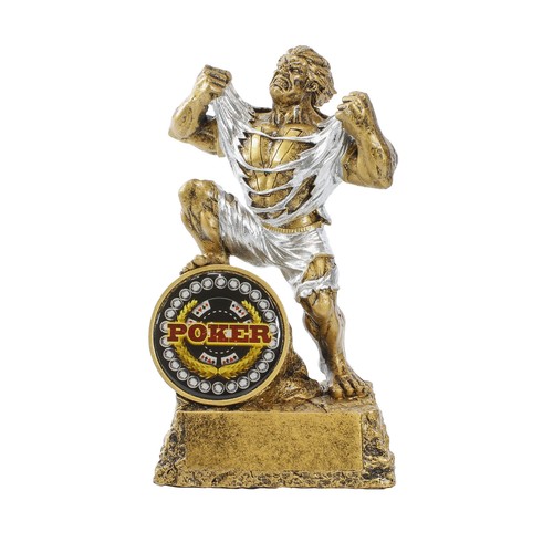 Trofeo poker monster inciso - monster,