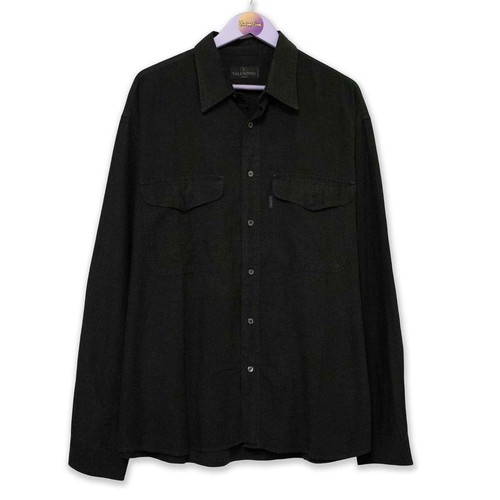 Camicia valentino nera - camicia, tinta