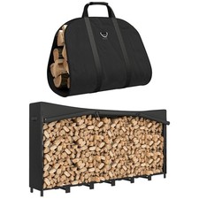 Outsunny Legnaia in Metallo da 0.8m³ con Catene 235x31x116cm