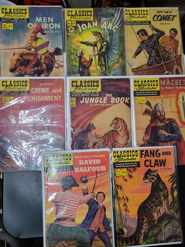 Lotto fumetti illustrati
