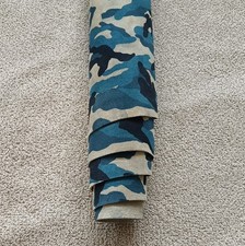 VERA PELLE SCAMOSCIATA STAMPA CAMUFLAGE MIMETICO PELLETTERIA HOBBY PORTATABACCO