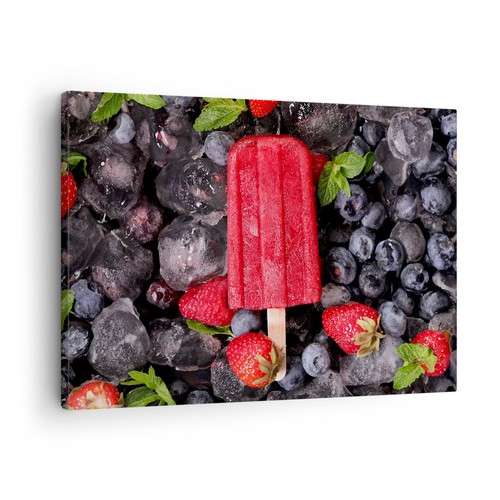 Quadro tela 70x50cm gelato - tela,