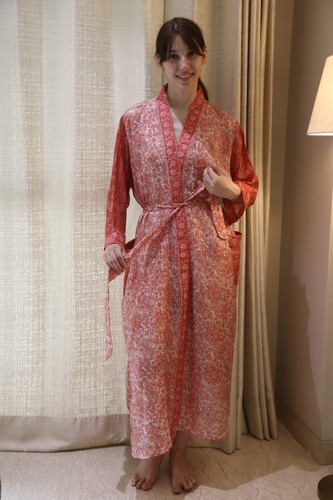 Abito lungo kimono bianco pura