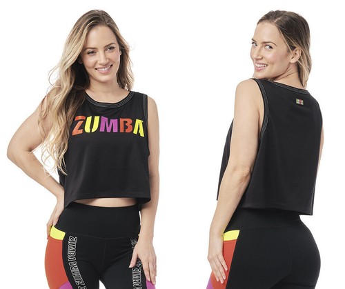 Zumba motion crop tank - in,