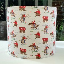 Mini paralume cowboy fatto a