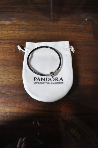 New pandora black braided - black,