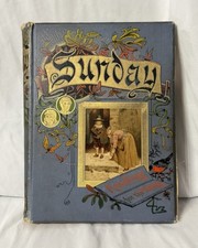 Vintage antique 1891 sunday - vintage,