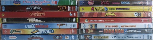 Lotto dvd film animazione - film,