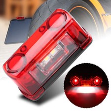 1X Lampada Luce Targa LED Bianco Rosso Marcatore Auto Camion SUV Rimorchio Camper