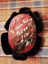 John Kocinski - Memorabilia Cagiva  MotoGP Knee Slider Protection Hand Signed