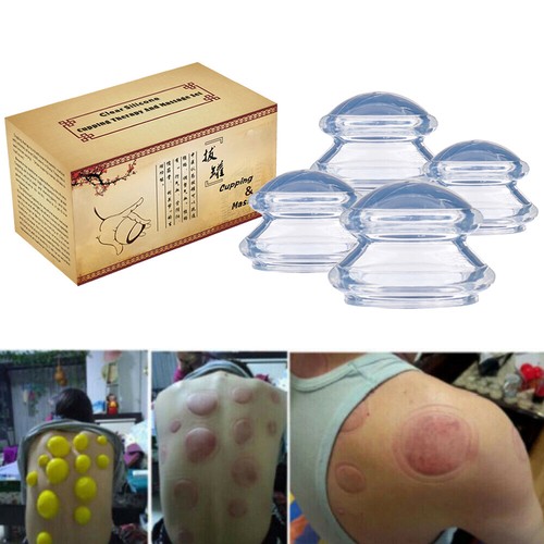 Set tazze silicone massaggio - 4,