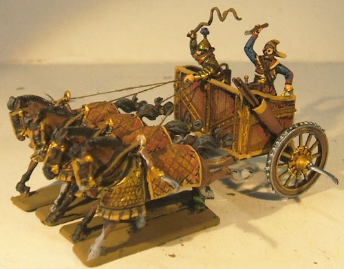 Persian scythed chariot - scythed,