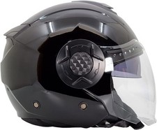 BHR 830 - Casco Flash Omologato ECE 22.06 Nero Metallizzato Jet