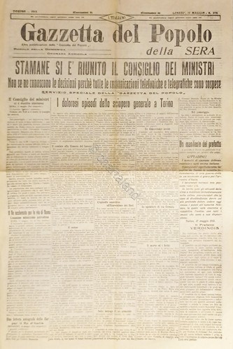 Gazzetta del popolo - popolo, della