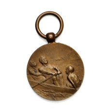 REGNO D'ITALIA Medaglia REGIO ROWING CLUB ITALIANO SEZIONE LOMBARDO EMILIANA