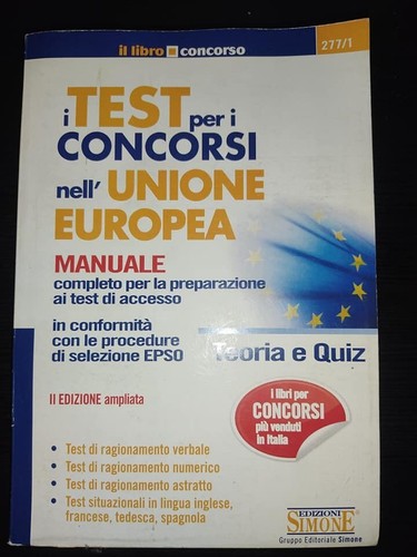 Test per concorsi - test, nell