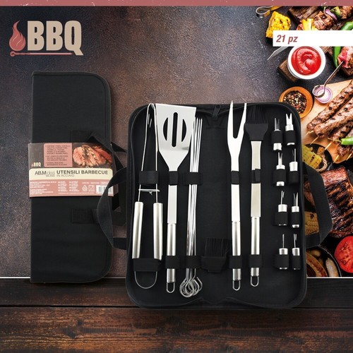Set utensili barbecue - utensili,