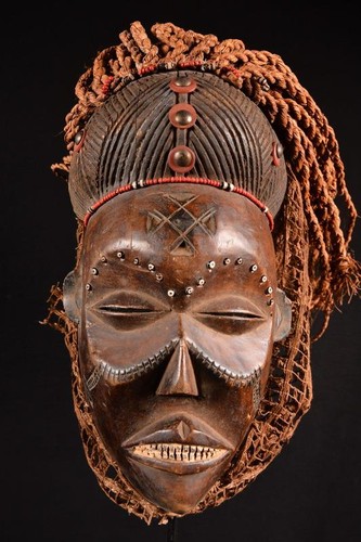 Autentica maschera chokwe - un'autentica,