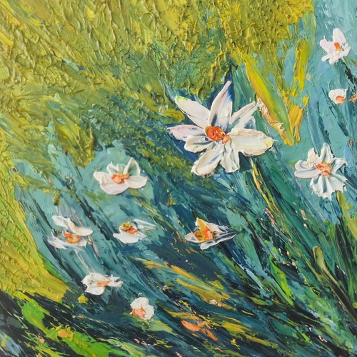 Fiori dipinto olio originale