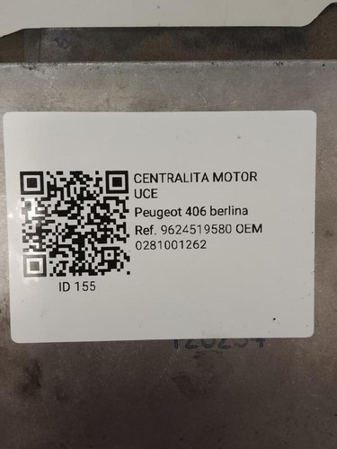 0281001262 centralina motore