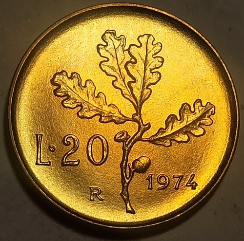 Lire 1974 repubblica - 20,
