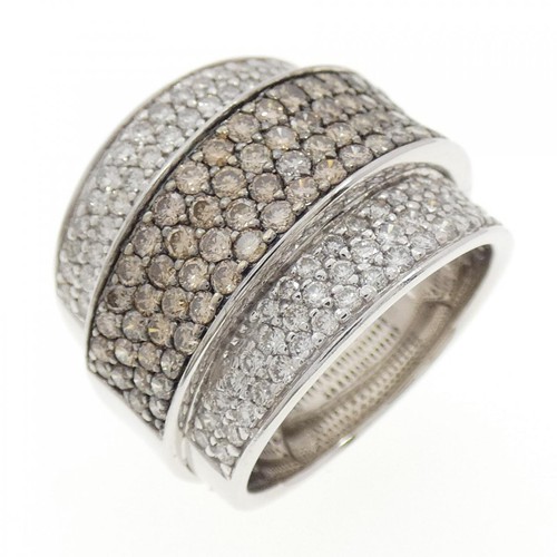 Autentico anello con - , diamanti