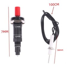 Pulsante accensione piezoelettrica 18 mm per camino griglia a gas stufa per scintilla