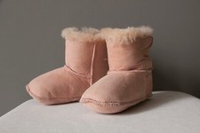 UGG AUSTRALIA Stivaletti Neonato Sheepskin Rosa Baby Pink Size XL 1year/18month