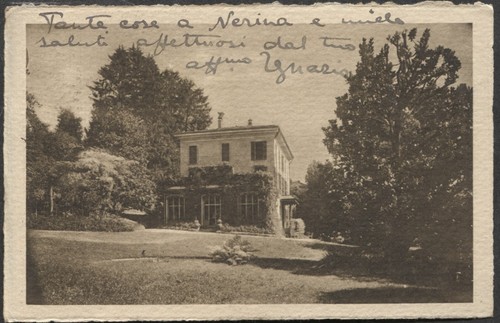 Cartolina loveno villa - -, loveno,