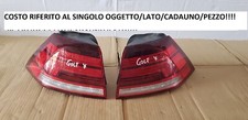 VOLKSWAGEN GOLF 7 FANALE STOP LUCE FANALI FARO FARI POSTERIORE LED SX DX