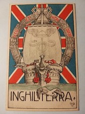 Illustratore U. Palchetti. Inghilterra - Dieu et mon droit.