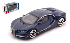 MODELLINO AUTO STATICO BURAGO BUGATTI CHIRON 2016 BLU MODELLISMO SCALA 1:43