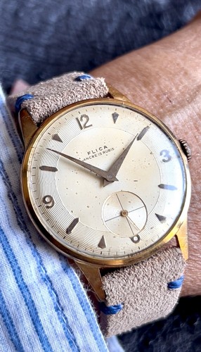 Reloj flica 36mm unitas - reloj,