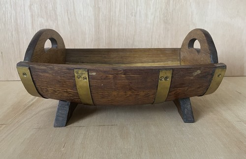 Fioriera mezza botte legno - botte, in