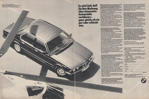 Bmw 745i pubblicità - bmw,