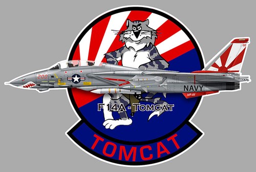 Sticker grumman tomcat f14 - grumman,