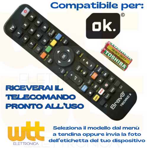 Telecomando universale per - , ok