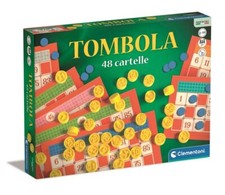 Gioco Tombola 48 Cartelle con Numeri in Plastica Gioco da Tavolo Clementoni