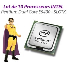 Set x10 Processori CPU INTEL Pentium Dual Core E5400 2.7Ghz 800Mhz LGA775 Slgtk