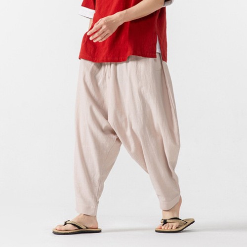 Pantaloni casual larghi - pantaloni, a
