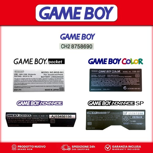 Adesivi gameboy - 3x, ✅