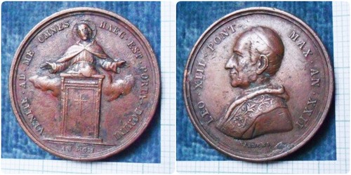 Medaglia leone xiii - medaglia,