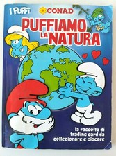 Album figurine puffi conad - i,