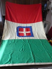 BANDIERA SABAUDA D'EPOCA 2,18 METRI x 1,41