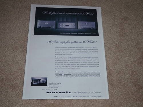 Pubblicità marantz 1961 9 - marantz,,